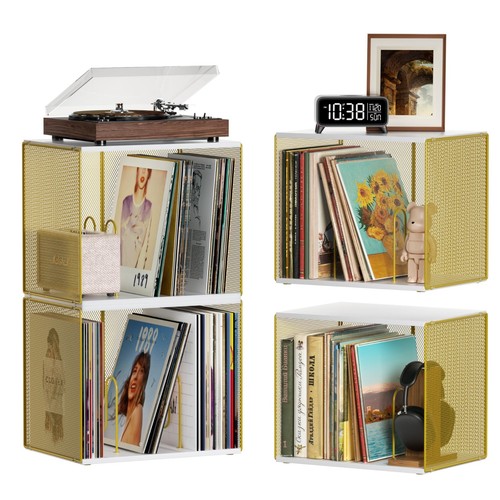 Stackable vinyl record - record, storage