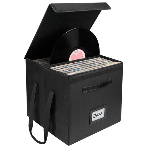 Vinyl record storage box - vinyl,
